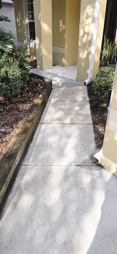 After Driveway Pressure Washing